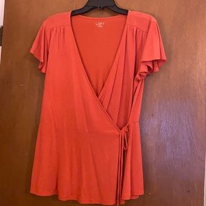 Loft tie wrap top